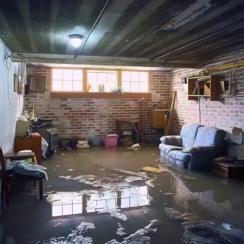 Flooded Basement Cleanup in Browns Lake, WI